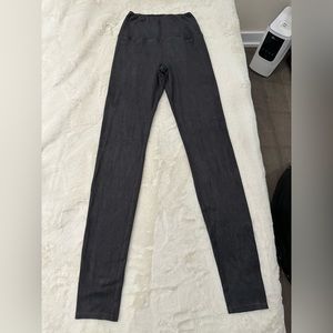 Aritzia Size (S) Faux Suede Legging Grey
